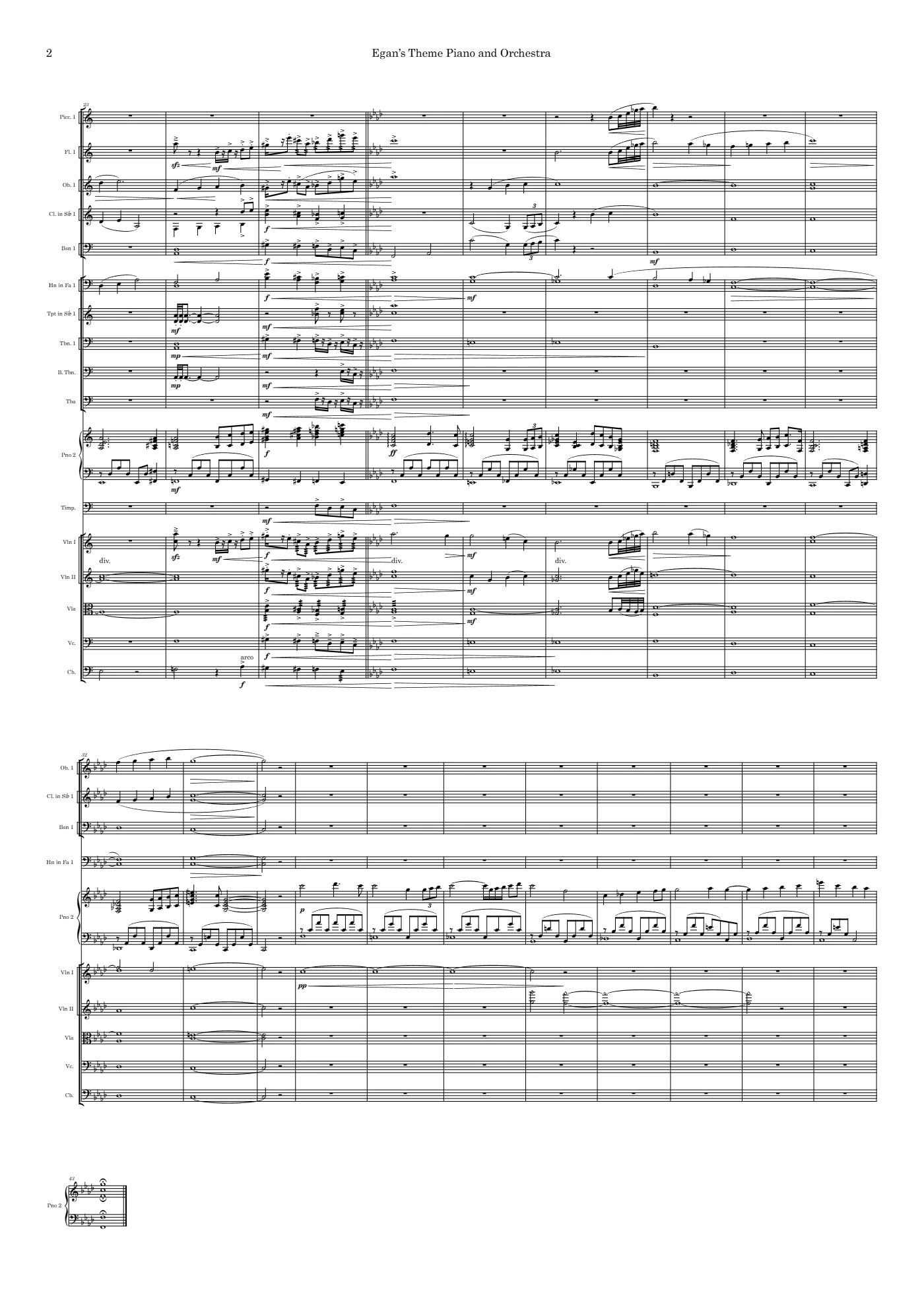 Egan’s Theme, page 2 of 2