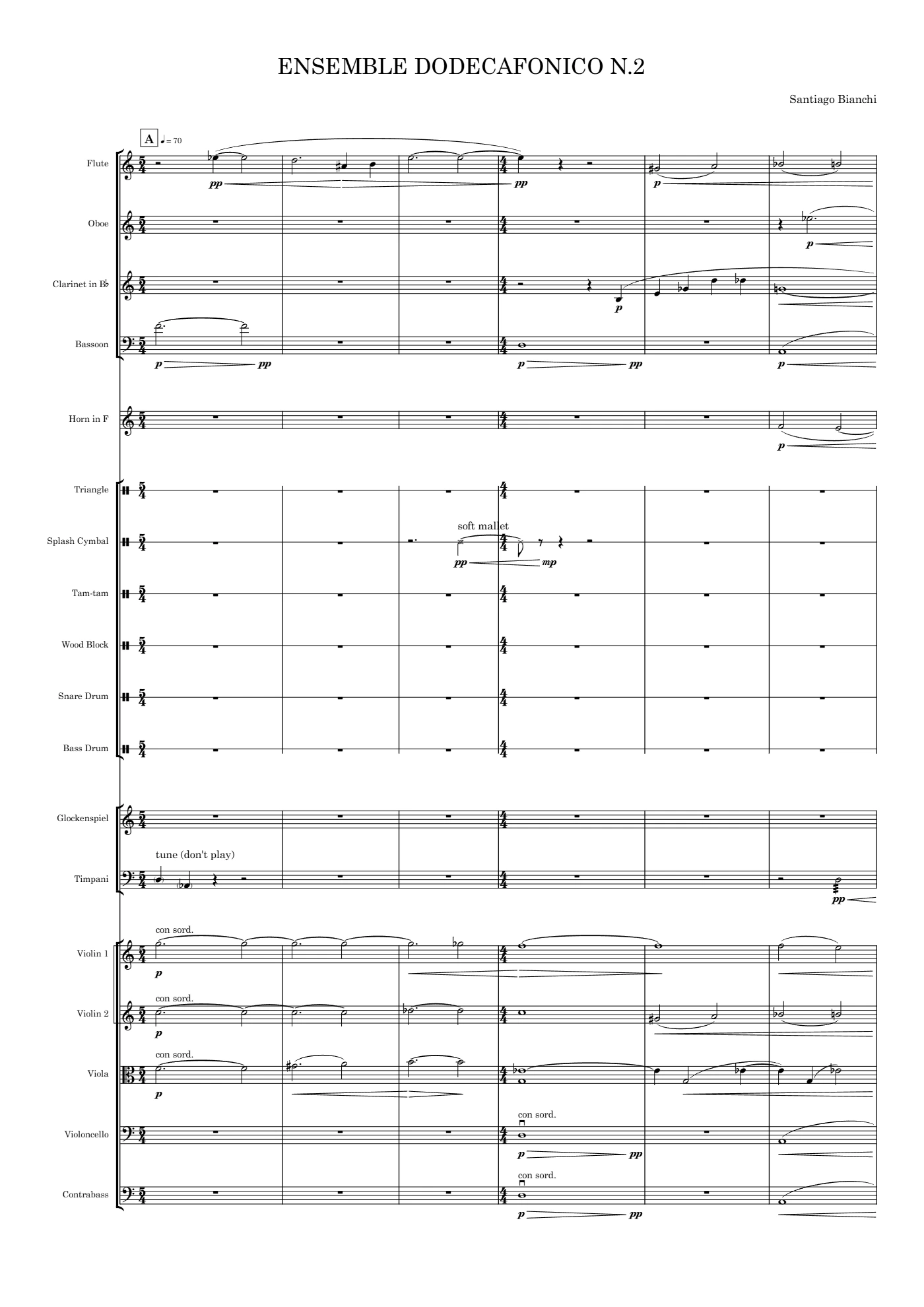 Ensemble Dodecafonico n.2, page 1 of 12