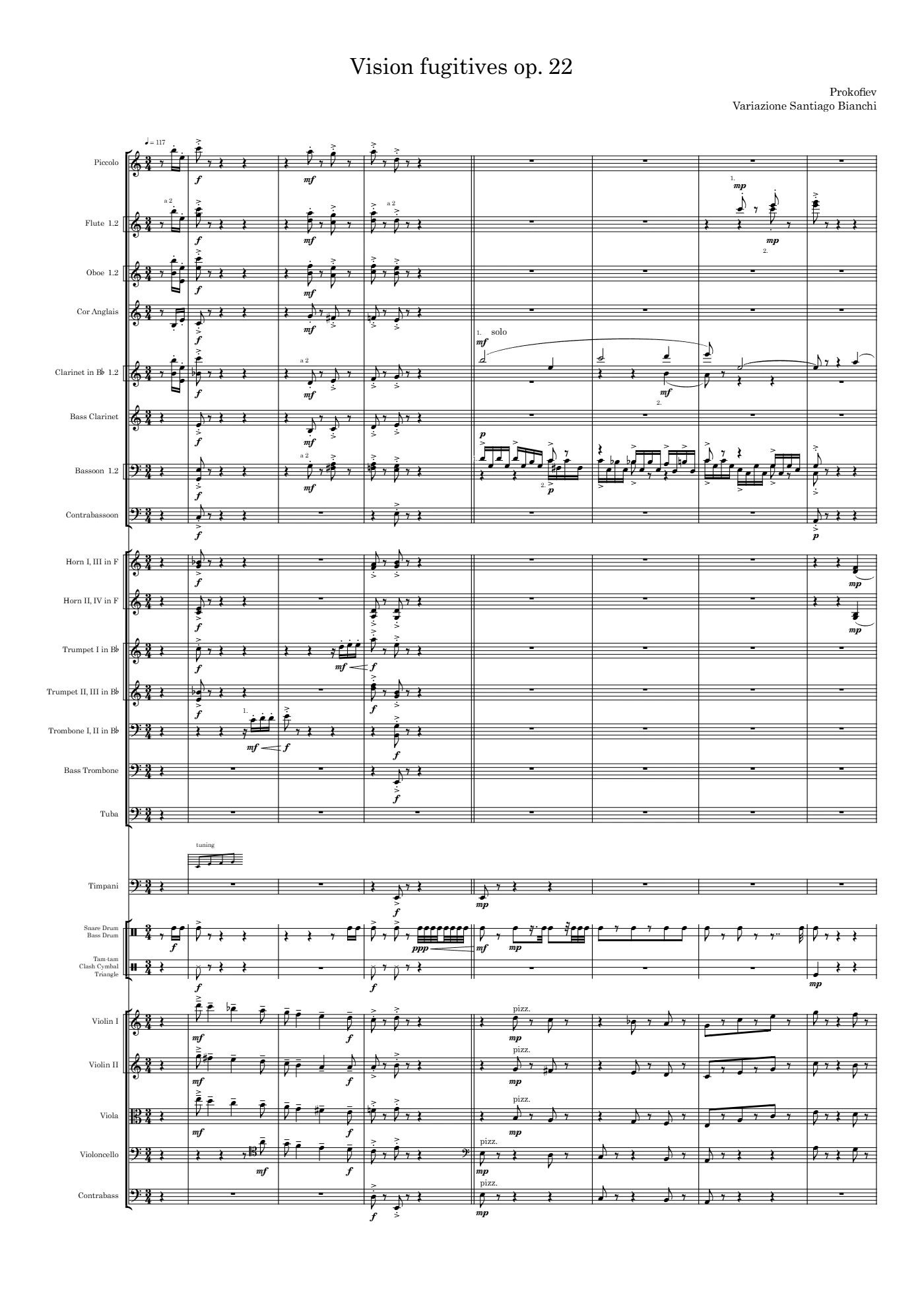 Visions Fugitives op. 22, page 1 of 5