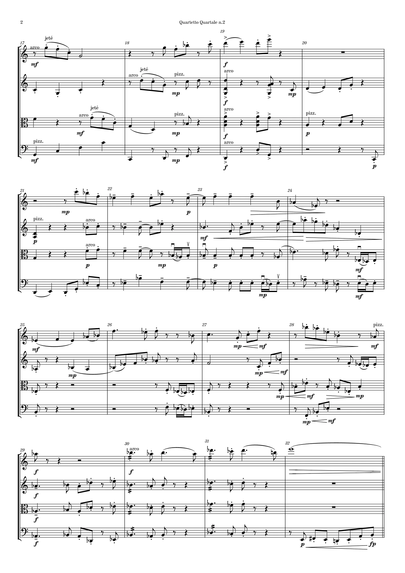 Quartetto Quartale n.2, page 2 of 7
