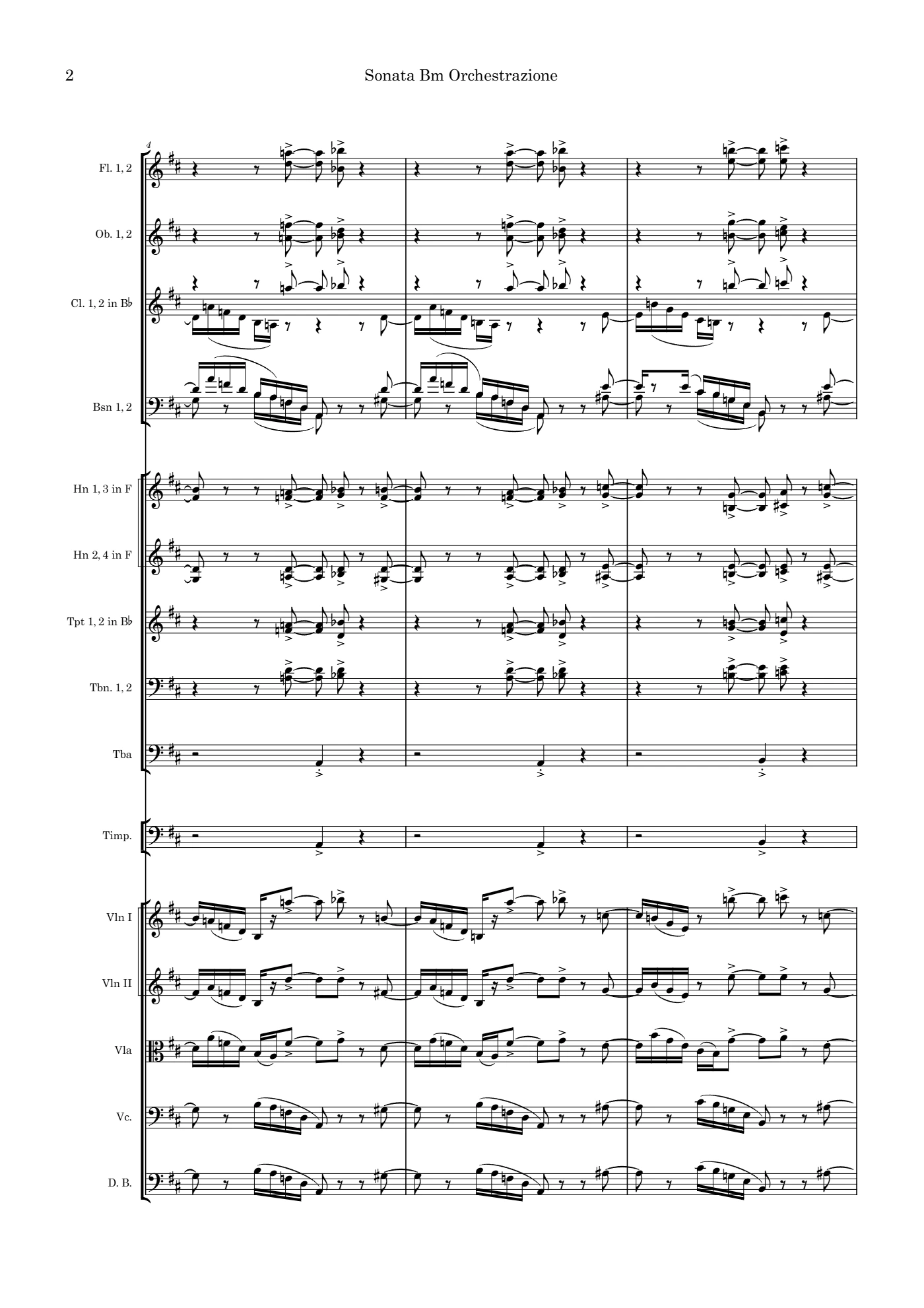 Sonata in Bm, page 2 of 4