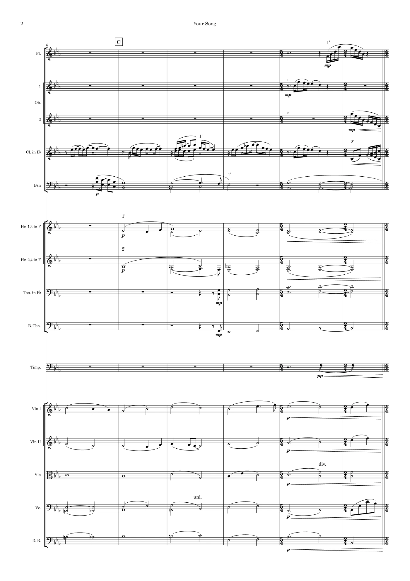 Your Song, page 2 of 4
