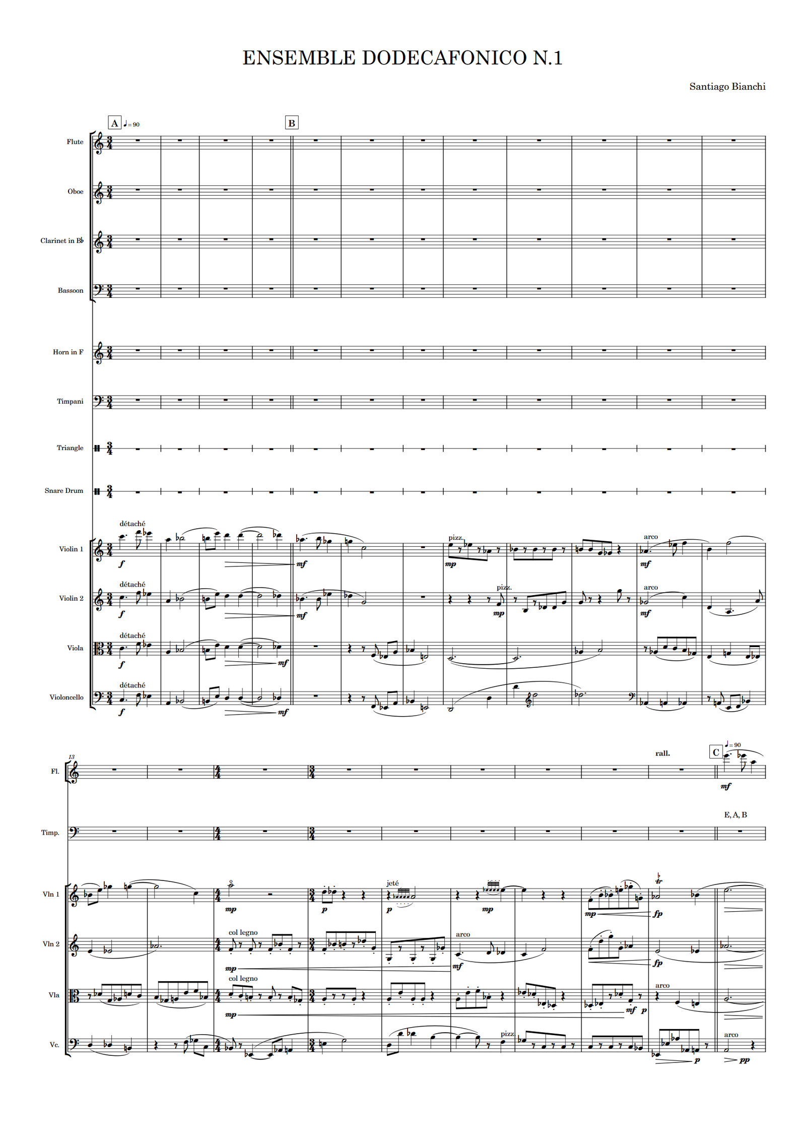 Dodecaphonic Ensemble n.1